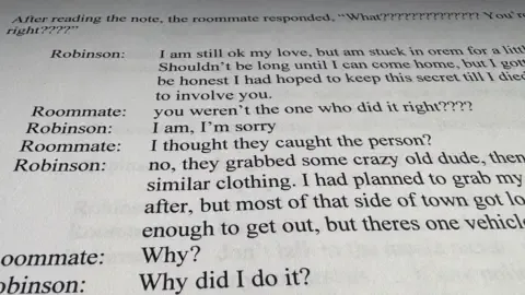Exclusive Conversation Exchange Between Conservative Commentator Accused and Co-resident