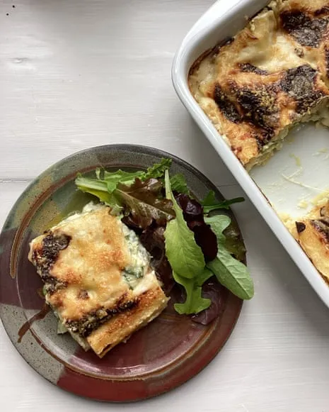 An Inspired Dish for Lasagna with Zucchini and Cheese Medley