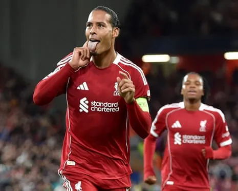 Van Dijk heads dramatic decisive goal against Atlético Madrid